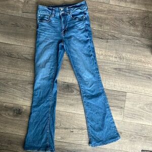 American Eagle High Waisted Flare Jeans Size 6